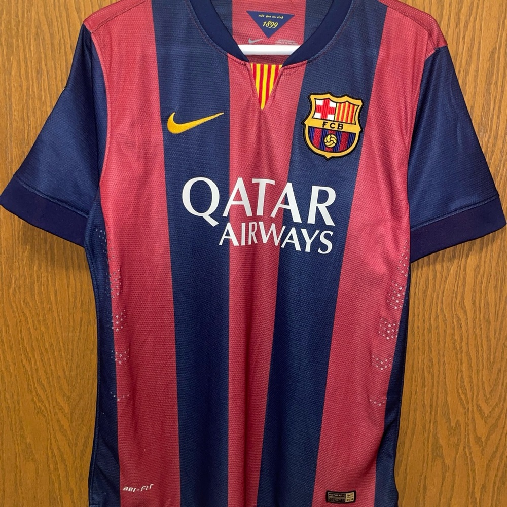 Nike Dri-FIT Men’s FC Barcelona 2014/15 Soccer Jersey Size M- Lionel Messi #10